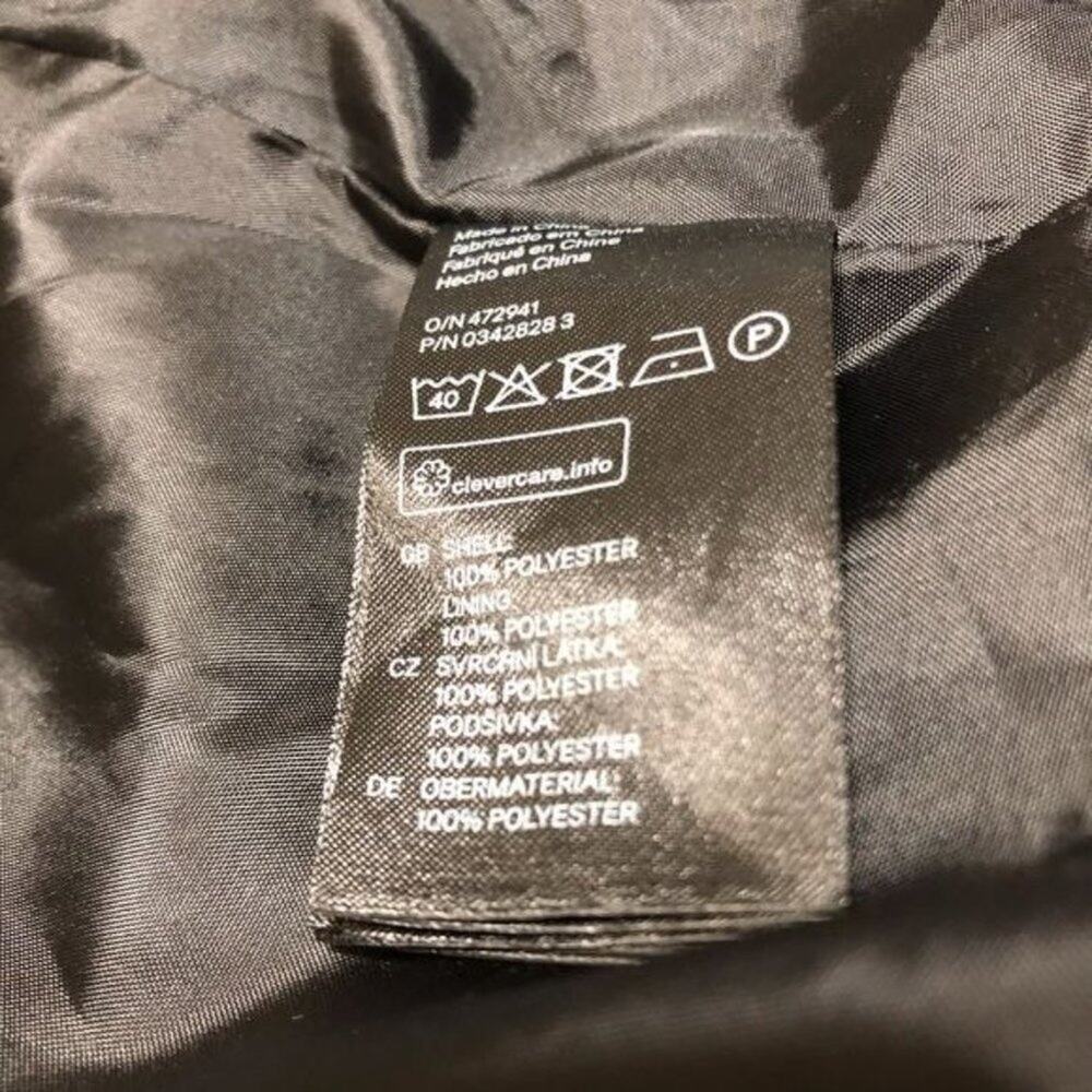 H&M Womens Coat 12 Geometric Duster Long Sleeve - Picture 5 of 5